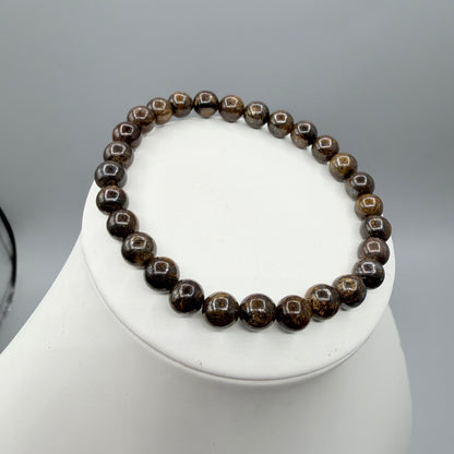 Bracciale Bronzite con elastico