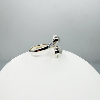 Anello Double Labradorite - Argento 925