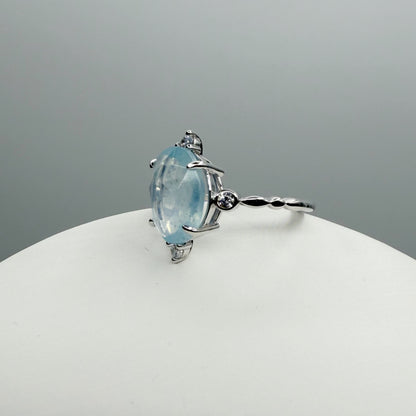 Anello Princess Acquamarina e Argento 925