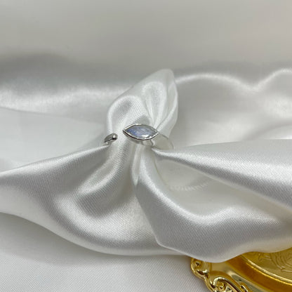 Anello Labradorite Bianca - Argento 925