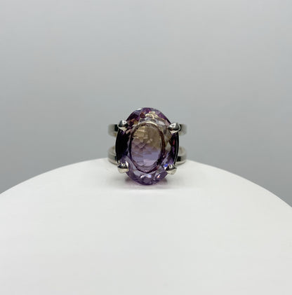 Anello Ametrino e Argento 925