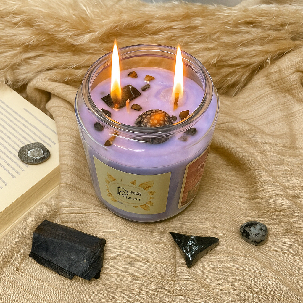 Candela con Cristalli - PROTEZIONE