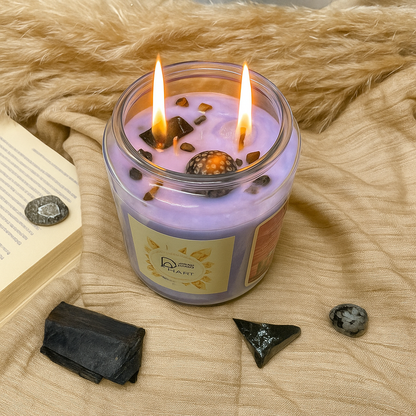 Candela con Cristalli - PROTEZIONE