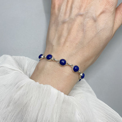 Bracciale Lapislazzuli e Argento 925