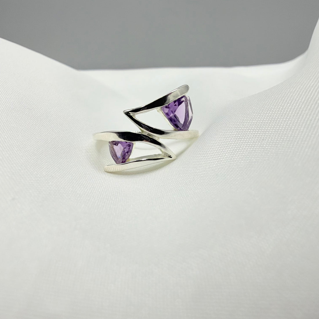Anello Ametista Argento 925 - NON REGOLABILE