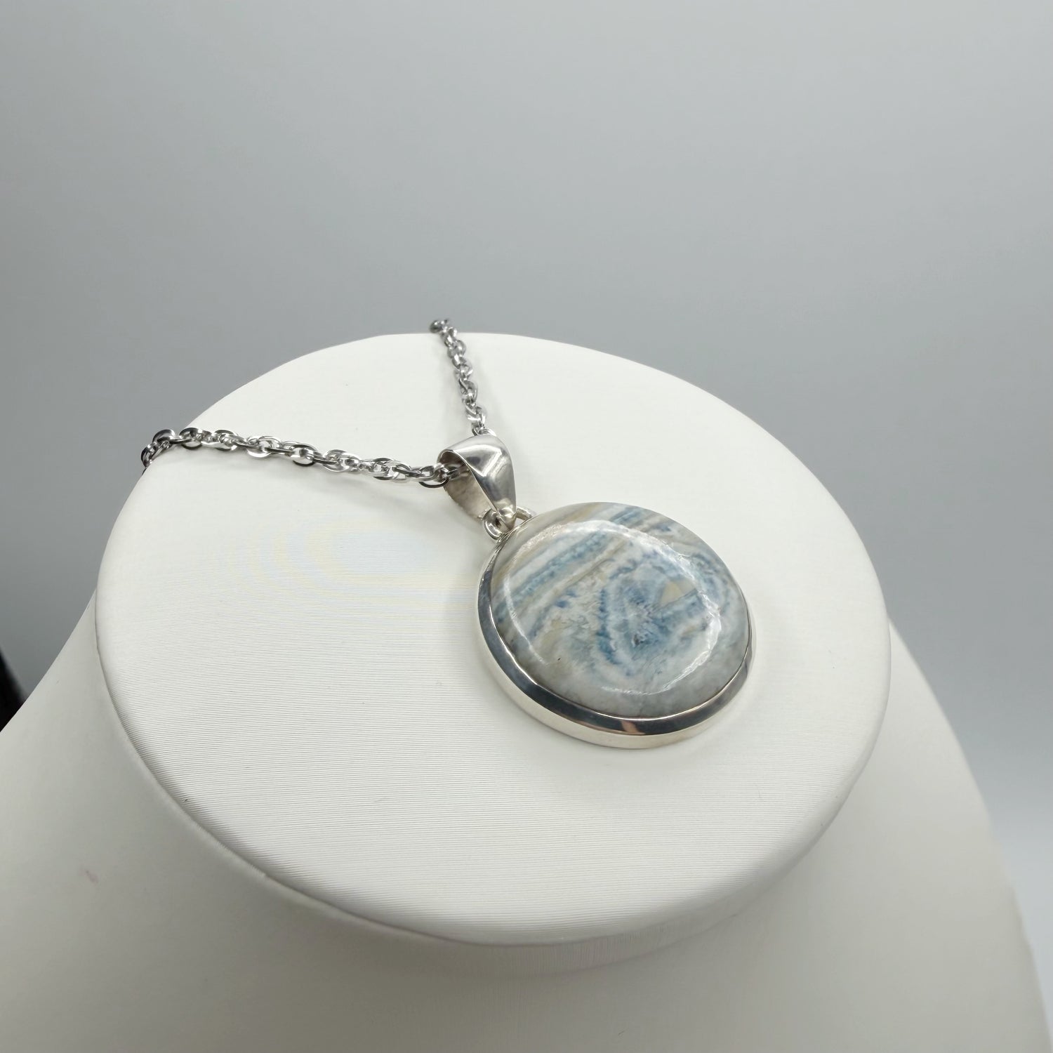 Ciondolo Scheelite Argento 925 - Tondo