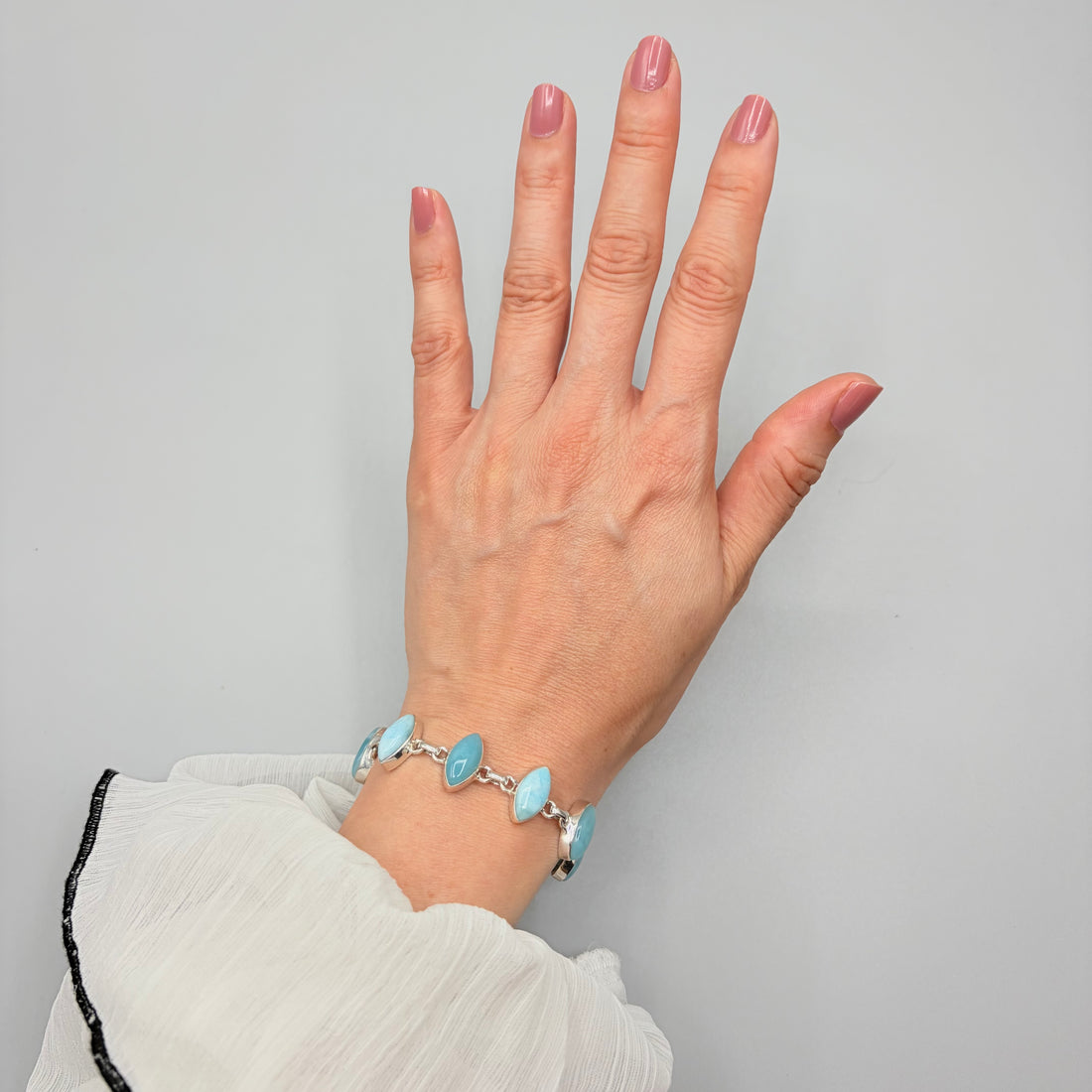 Bracciale Larimar e Argento 925