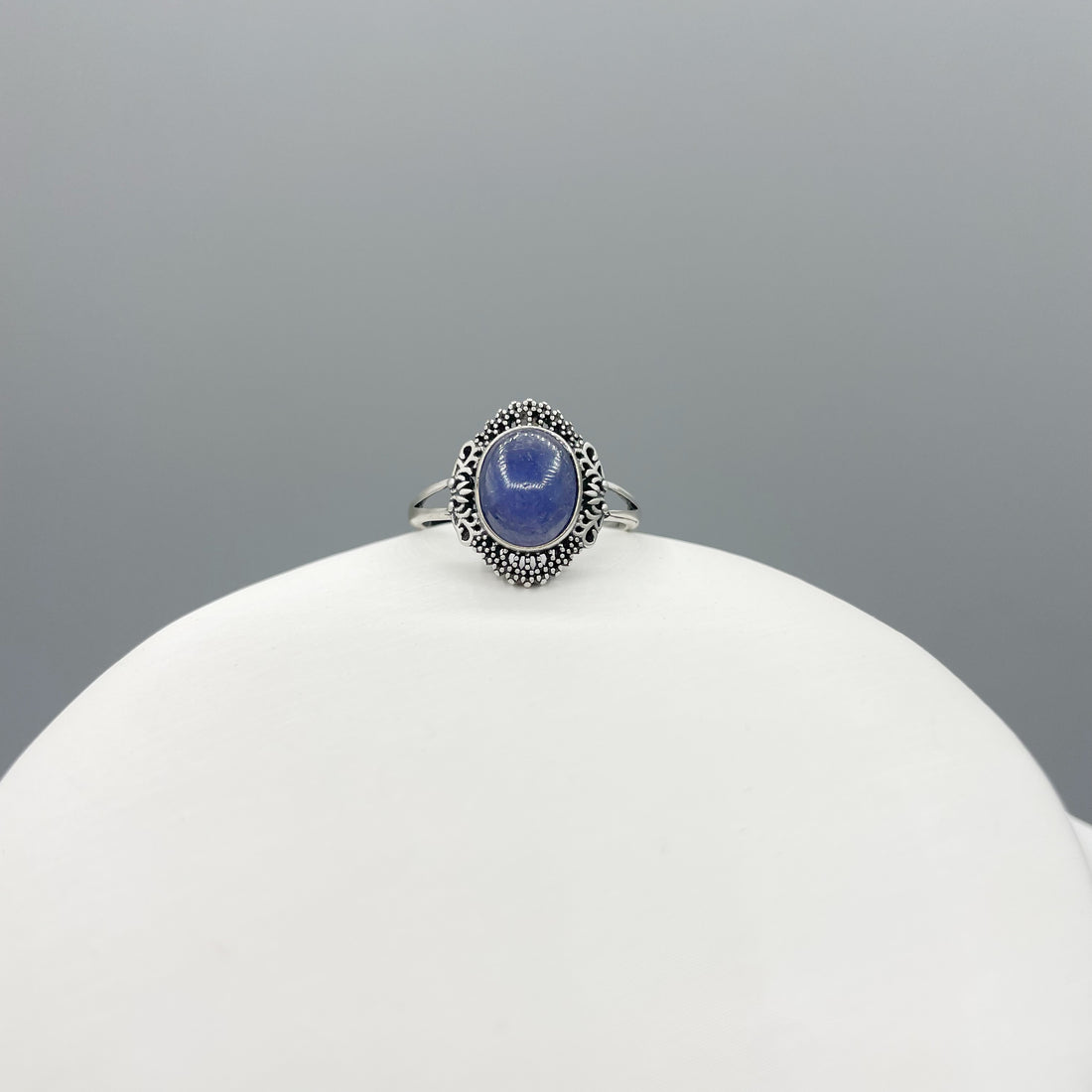 Anello Tanzanite e Argento 925 - Vintage