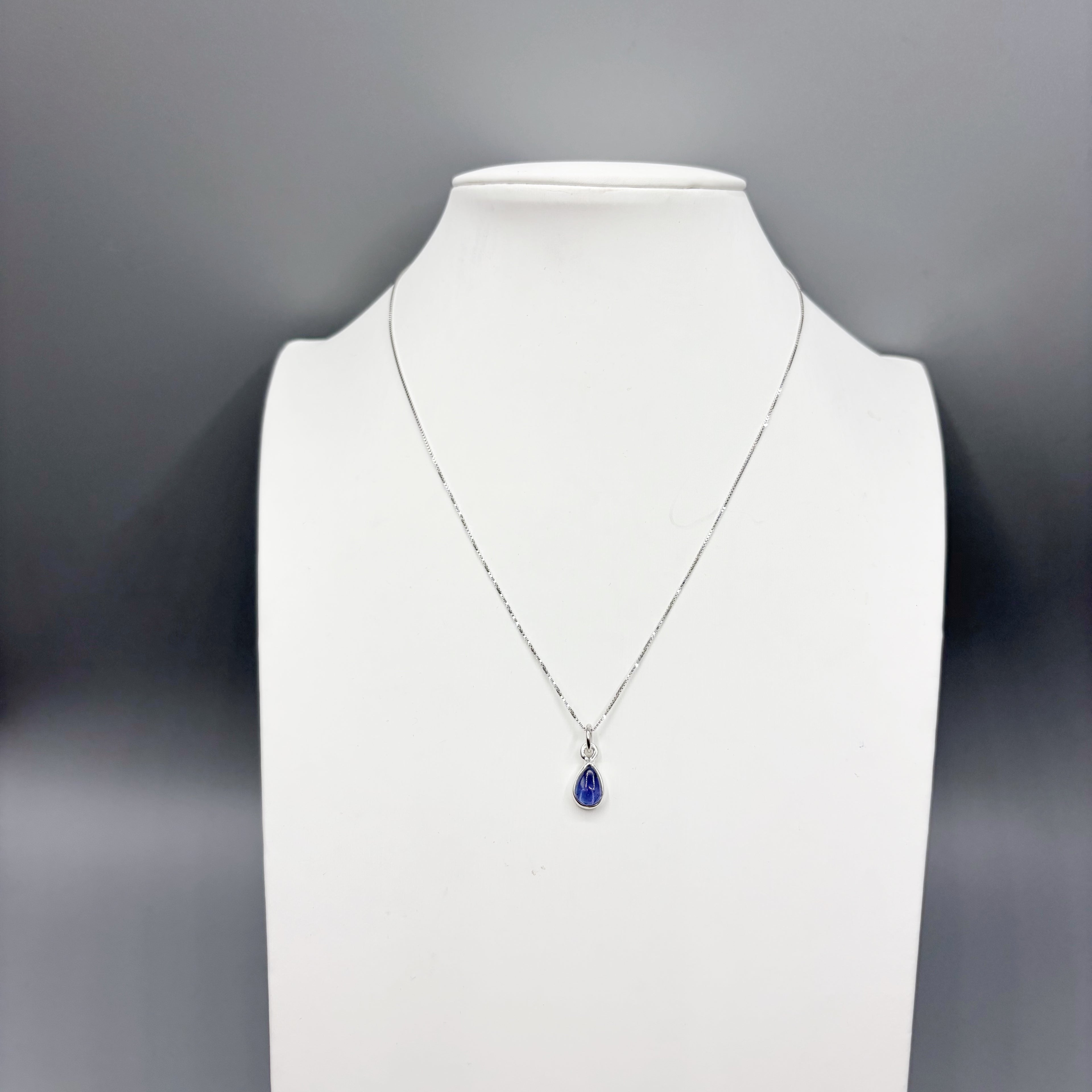 Ciondolo Punto Luce Tanzanite Argento 925 - A goccia
