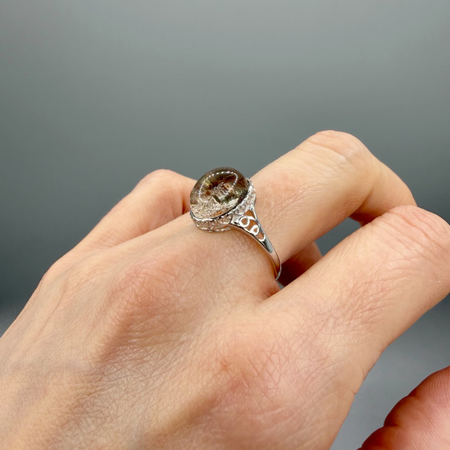 Anello Quarzo Garden e Argento 925