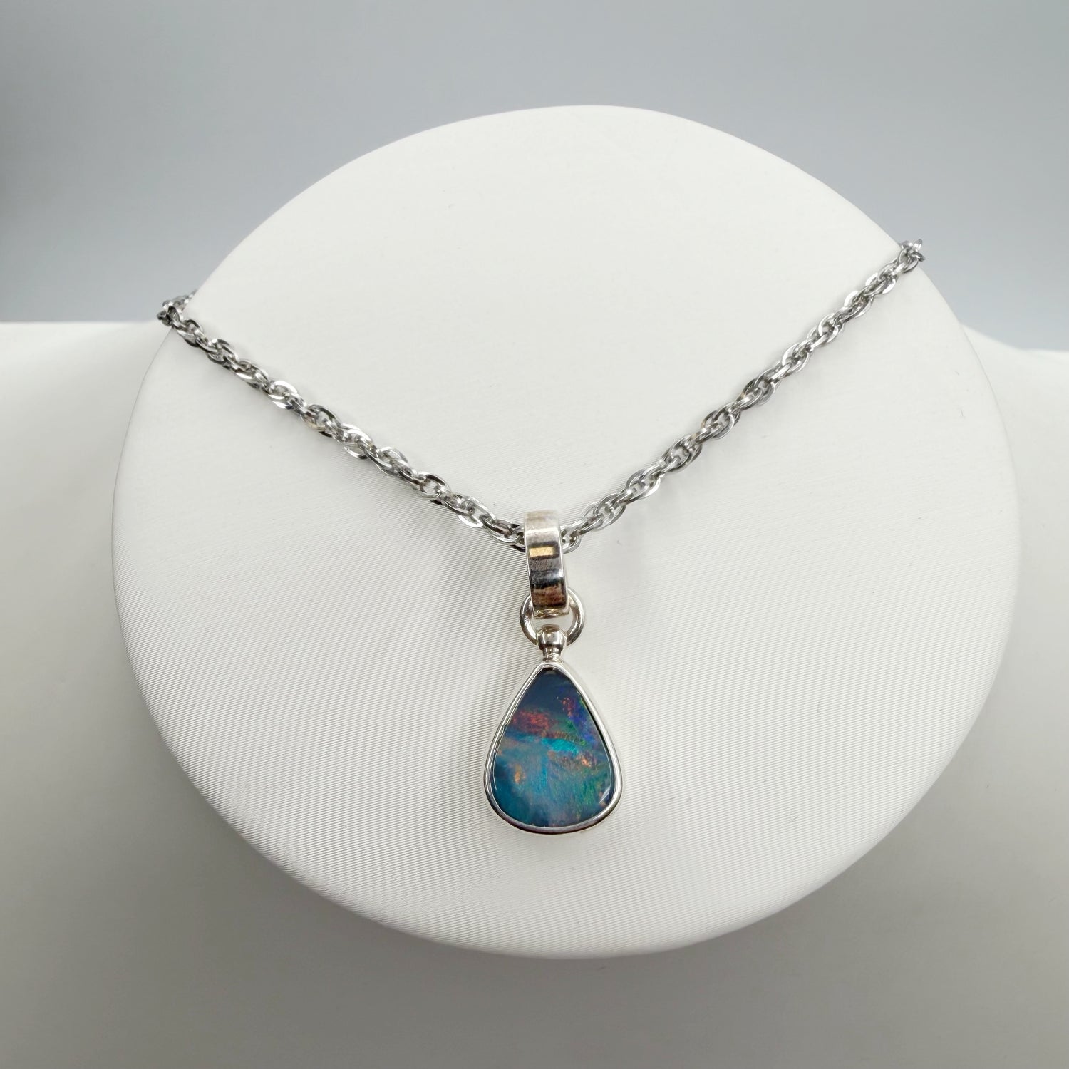 Ciondolo Opale Australiano - Argento 925