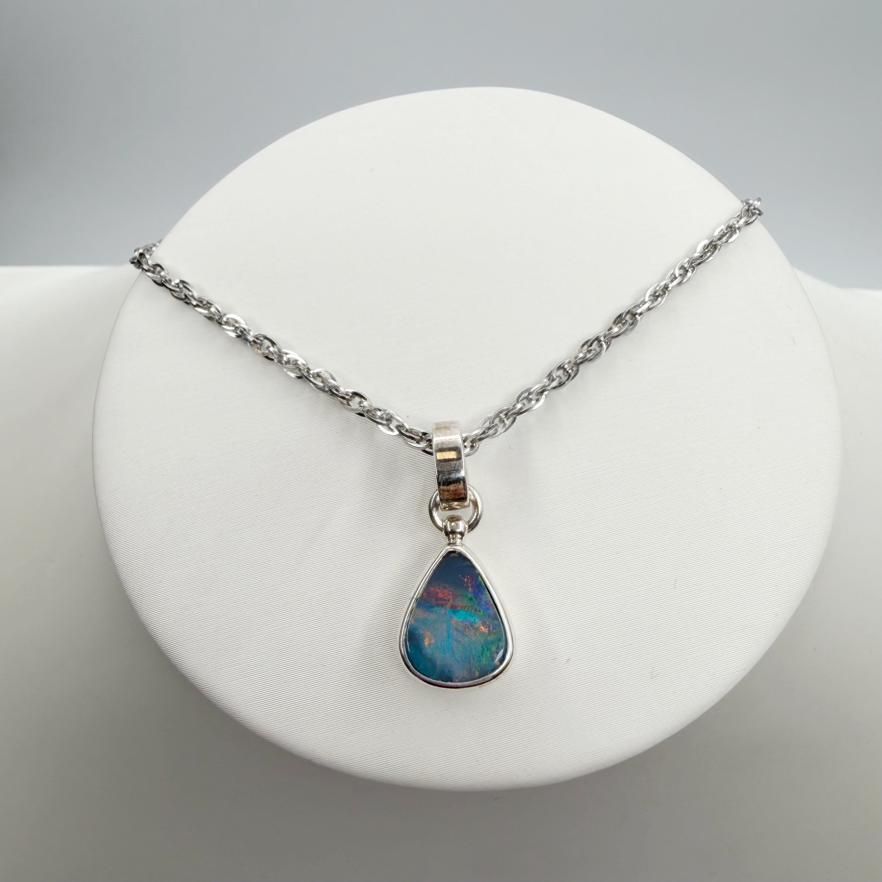 Ciondolo Opale Australiano - Argento 925