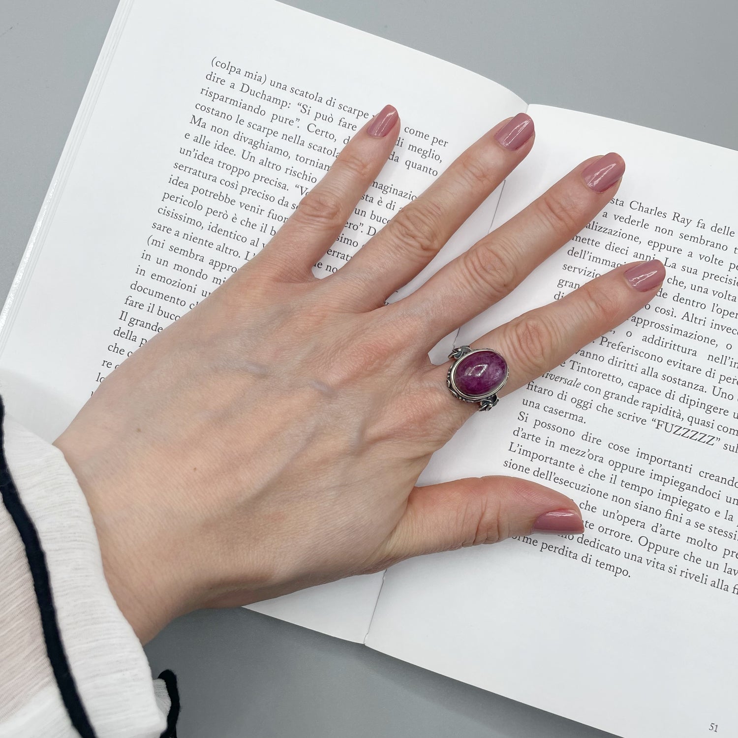 Anello Triumph - Radice di Rubino e Argento 925
