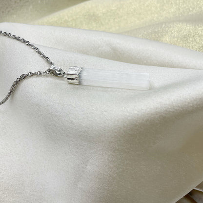 Collana Selenite Barretta