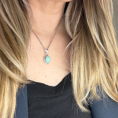 Ciondolo Amazzonite Argento 925
