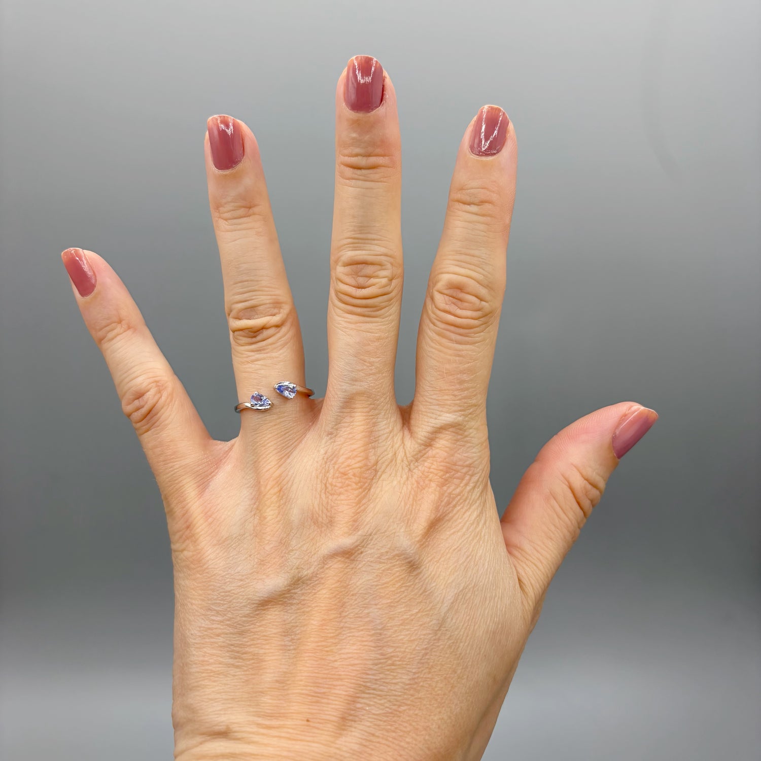 Anello Tanzanite Sfaccettata - Argento