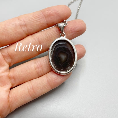 Ciondolo Occhio di Shiva Ovale - Argento 925