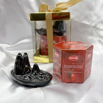 Confezione Incenso + Porta incenso a cascata