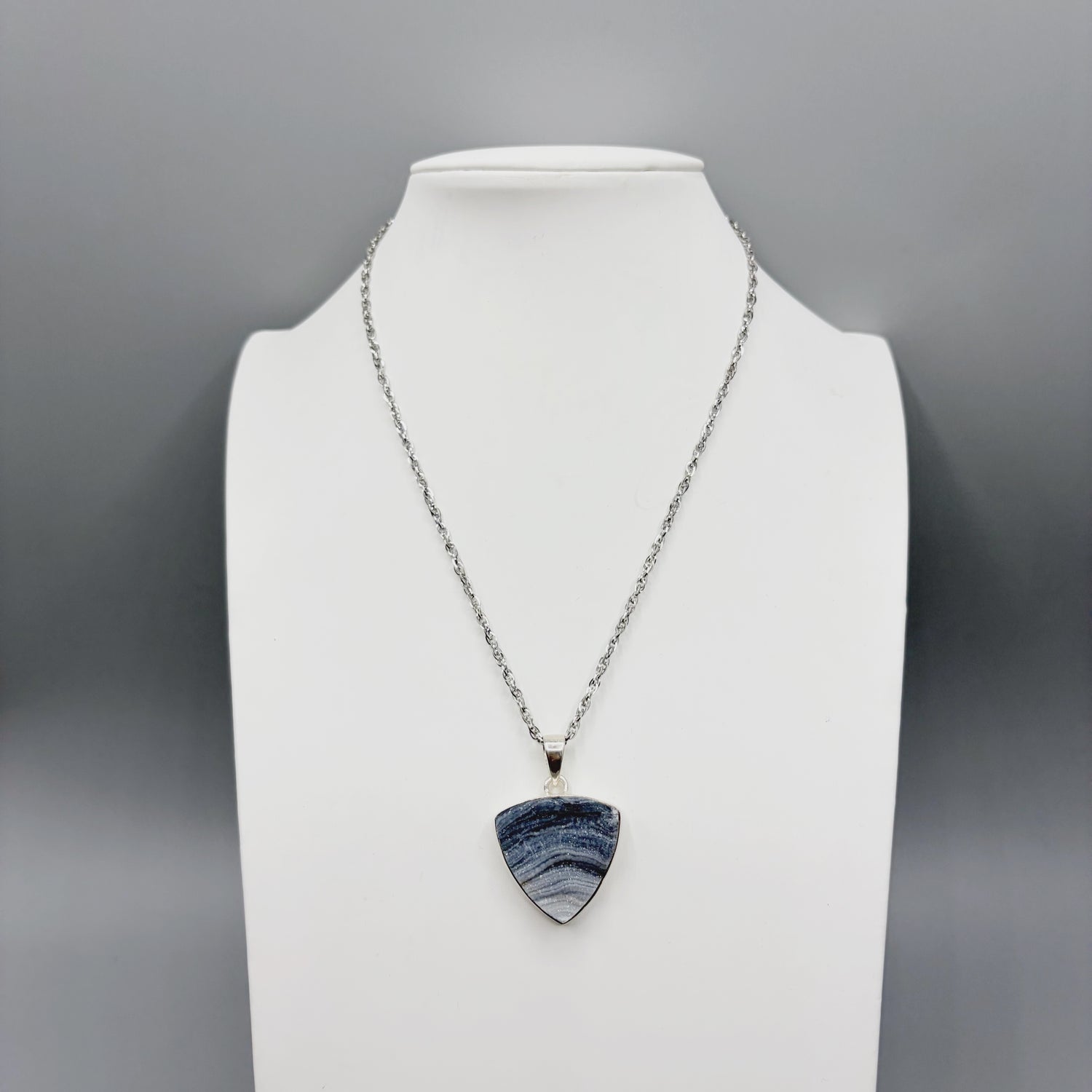 Ciondolo Desert Druzy Argento 925 - Triangolo