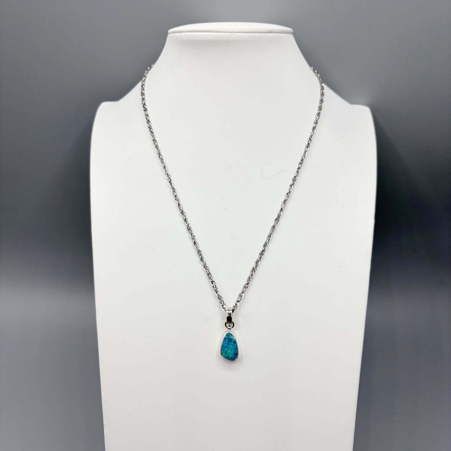 Ciondolo Opale Australiano - Argento 925