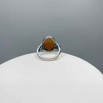 Anello Pietra del Sole e Argento 925