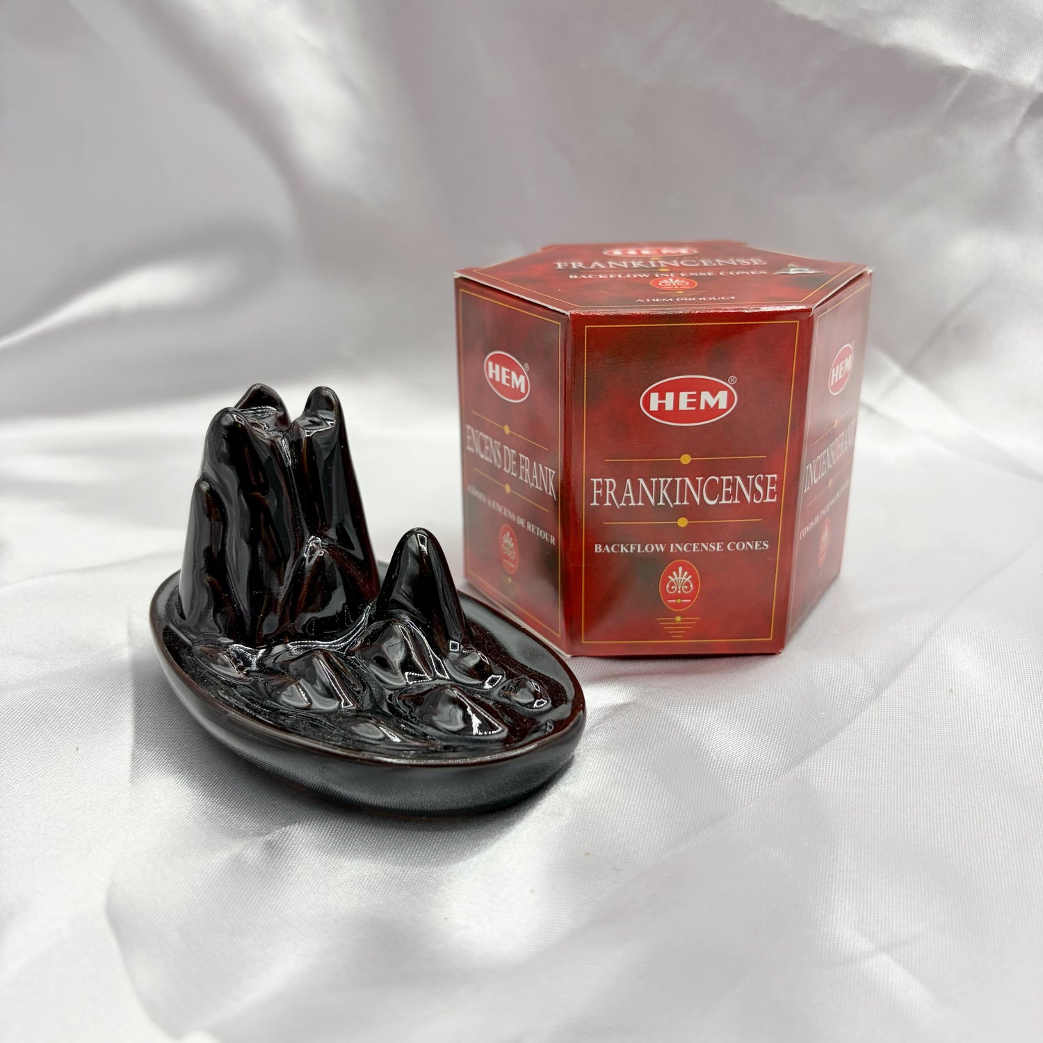 Confezione Incenso + Porta incenso a cascata