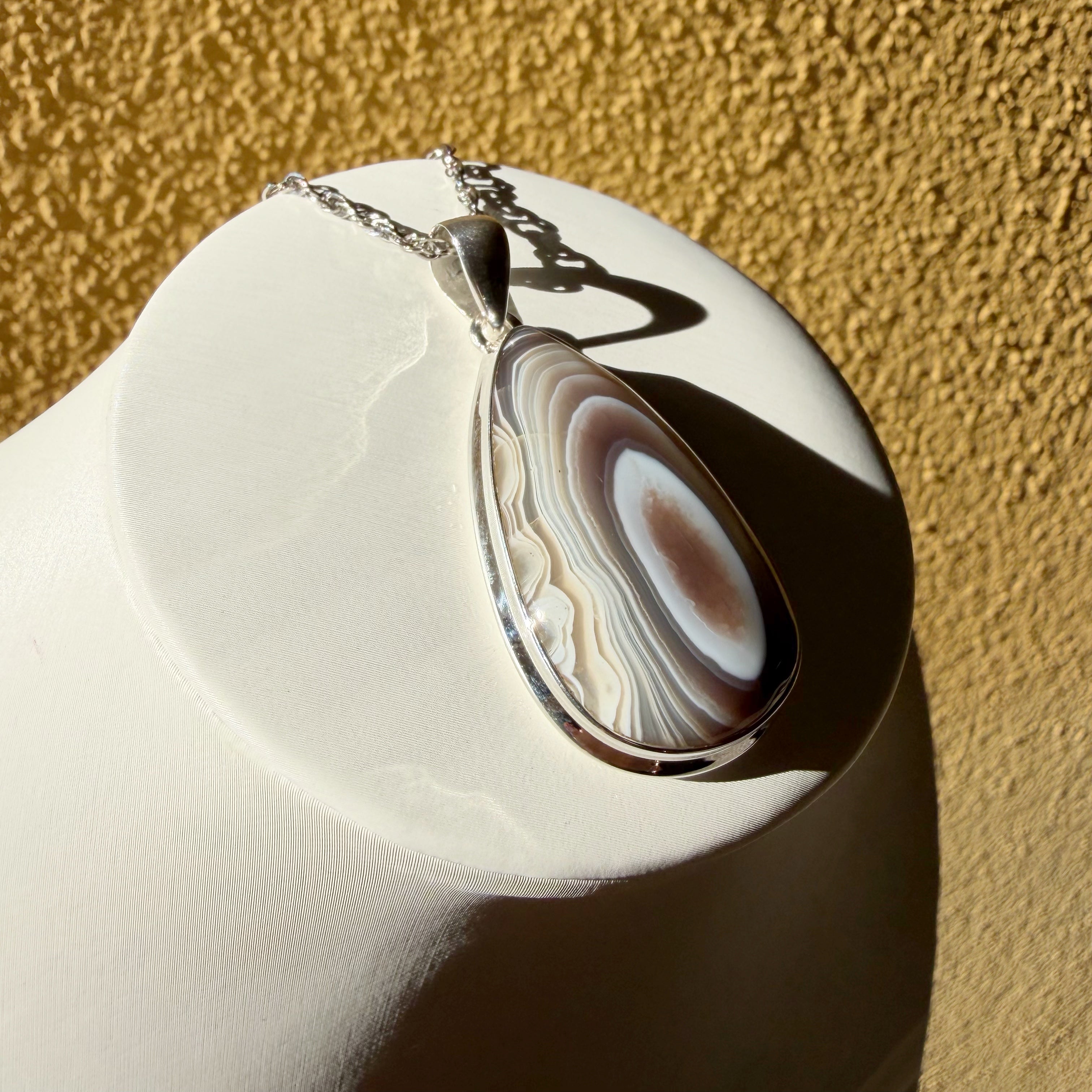 Ciondolo Occhio di Shiva Argento 925 - A Goccia grande