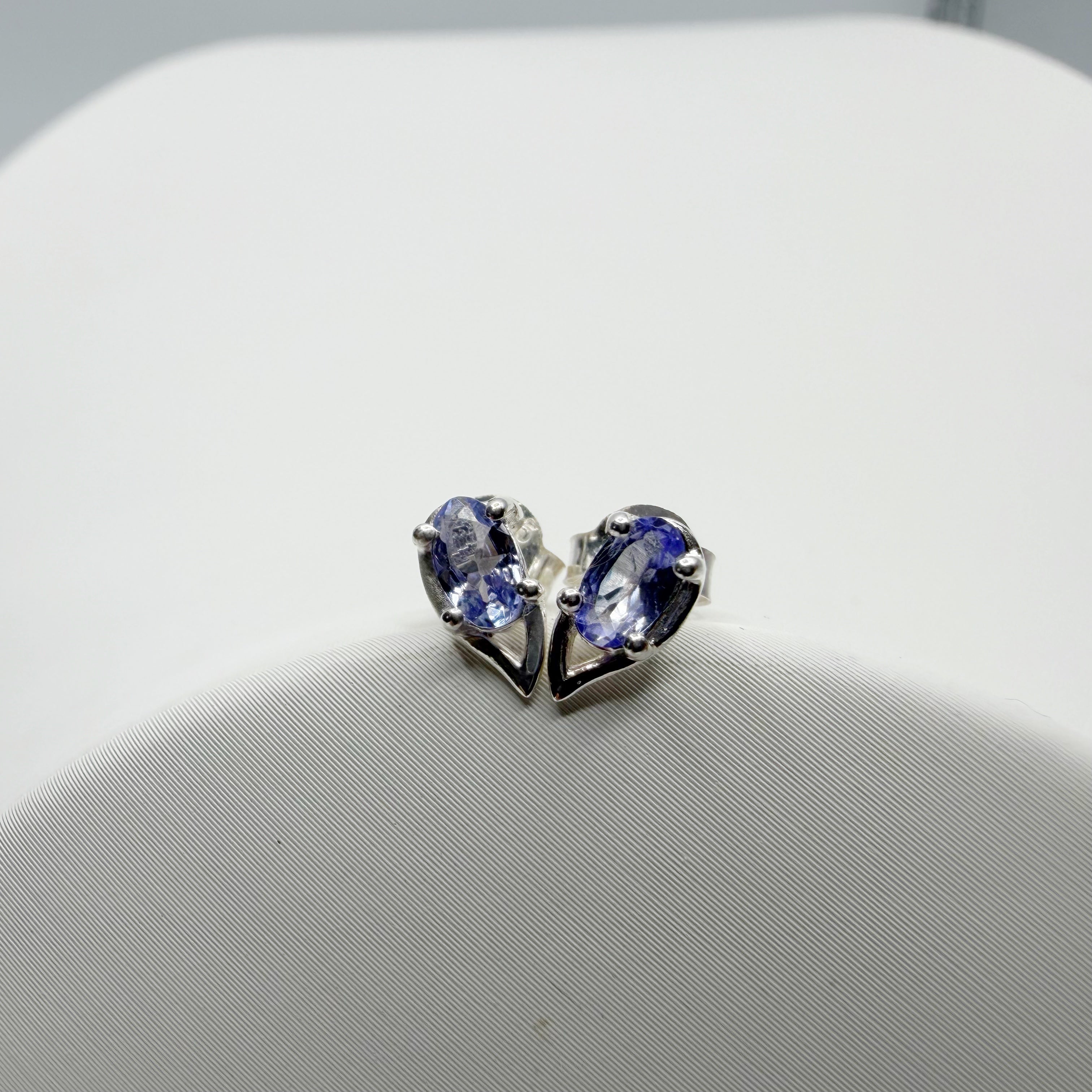 Orecchini a lobo Tanzanite | Argento 925
