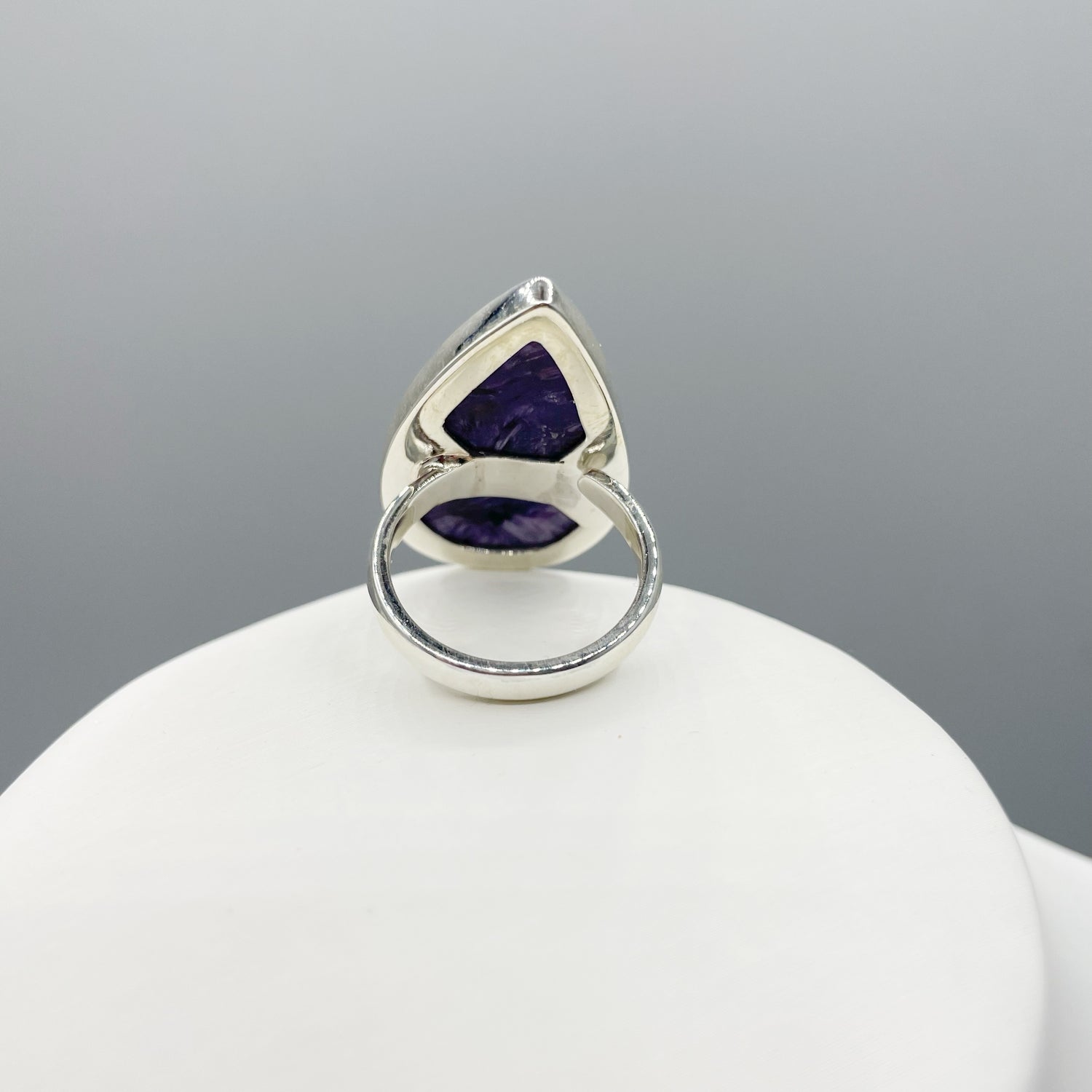 Anello Ciaroite e Argento 925 - A Goccia