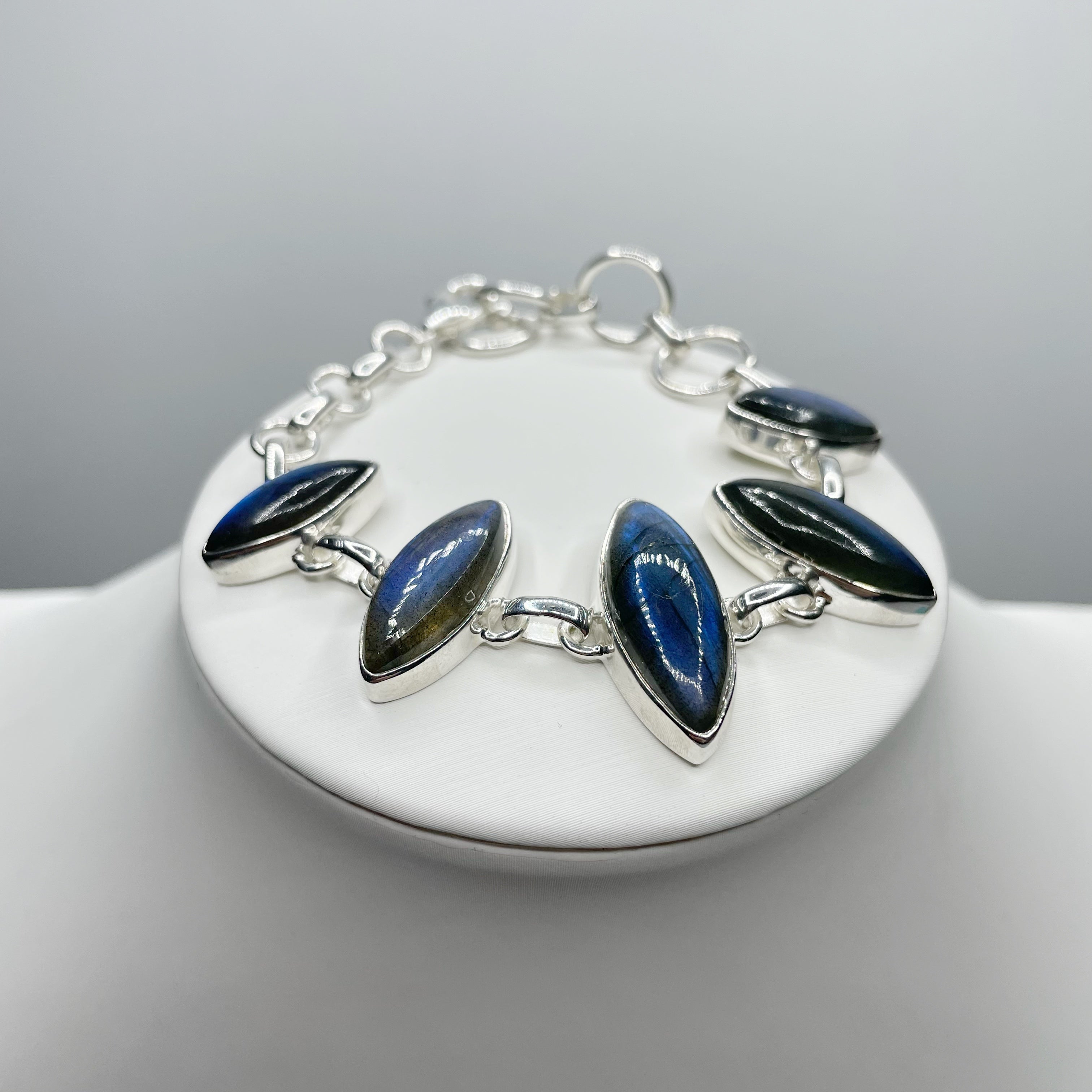 Bracciale Labradorite e Argento 925