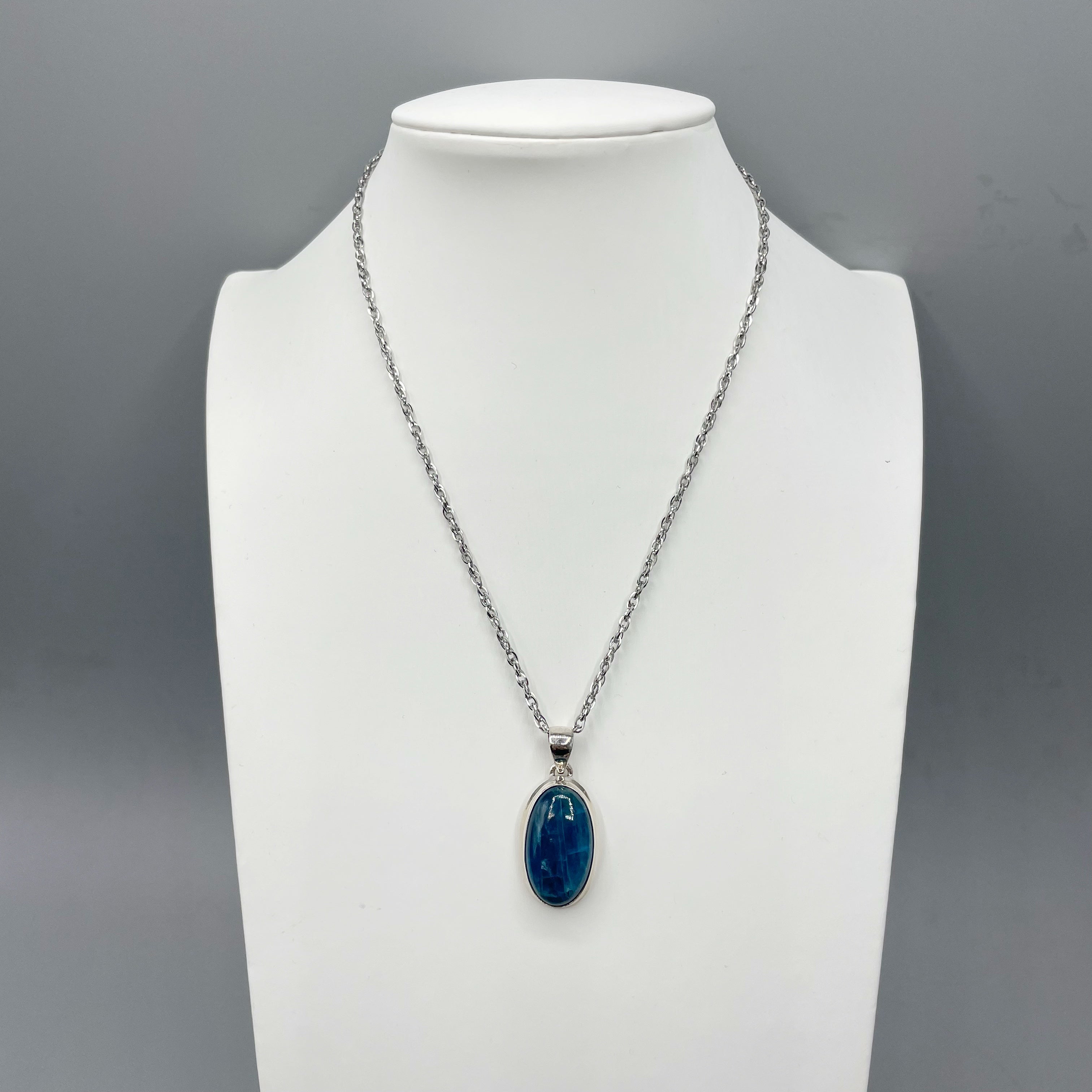 Ciondolo Apatite Argento 925 - Ovale