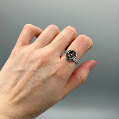 Anello Quarzo Garden e Argento 925 - Chiaro o Scuro