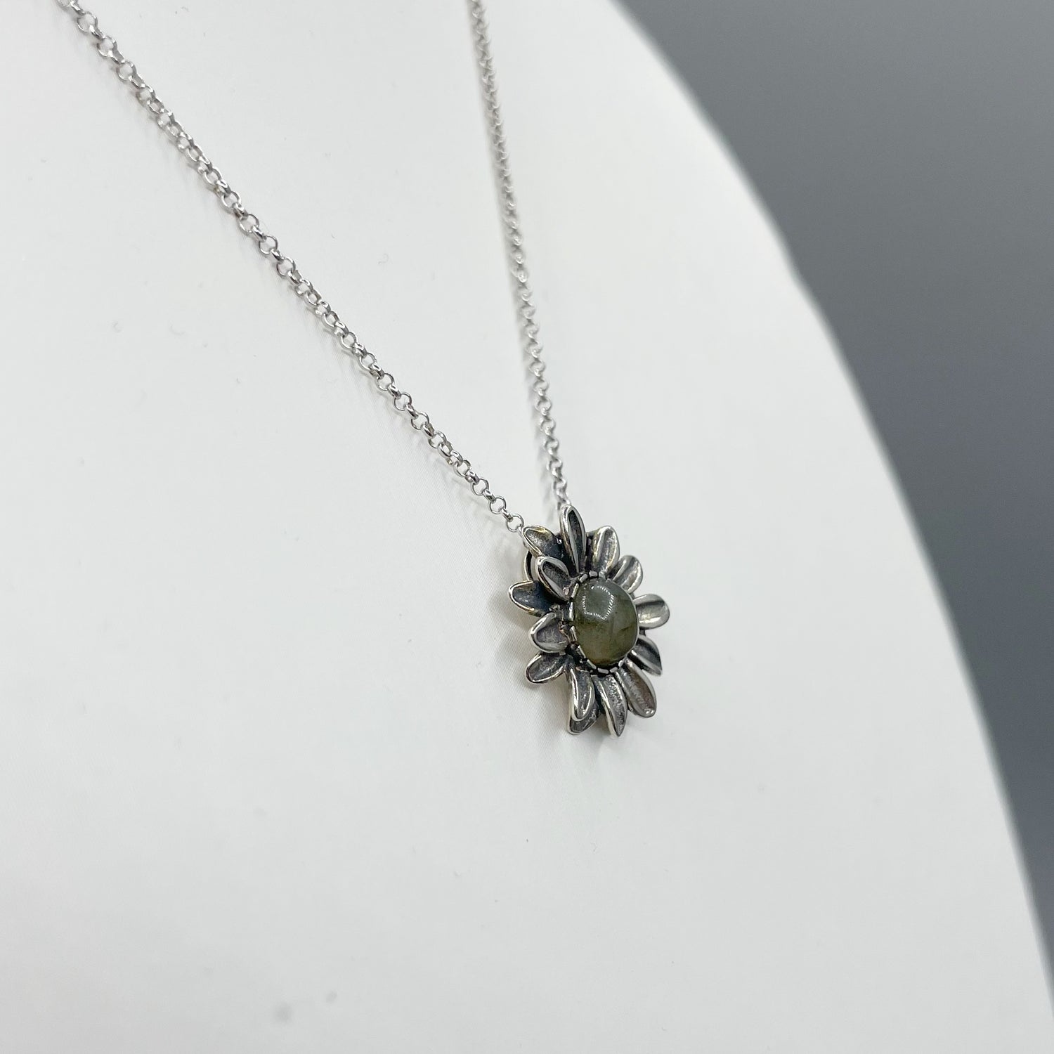 Set Labradorite - Ciondolo e Orecchini, Argento 925