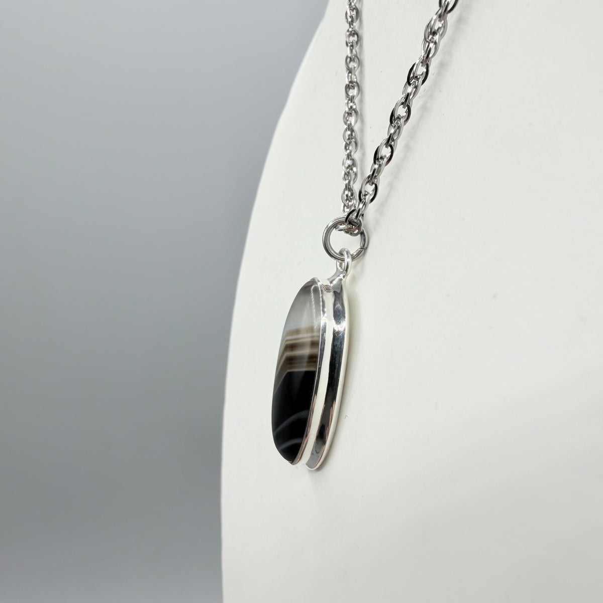 Ciondolo Occhio di Shiva Argento 925 - Ovale piccolo