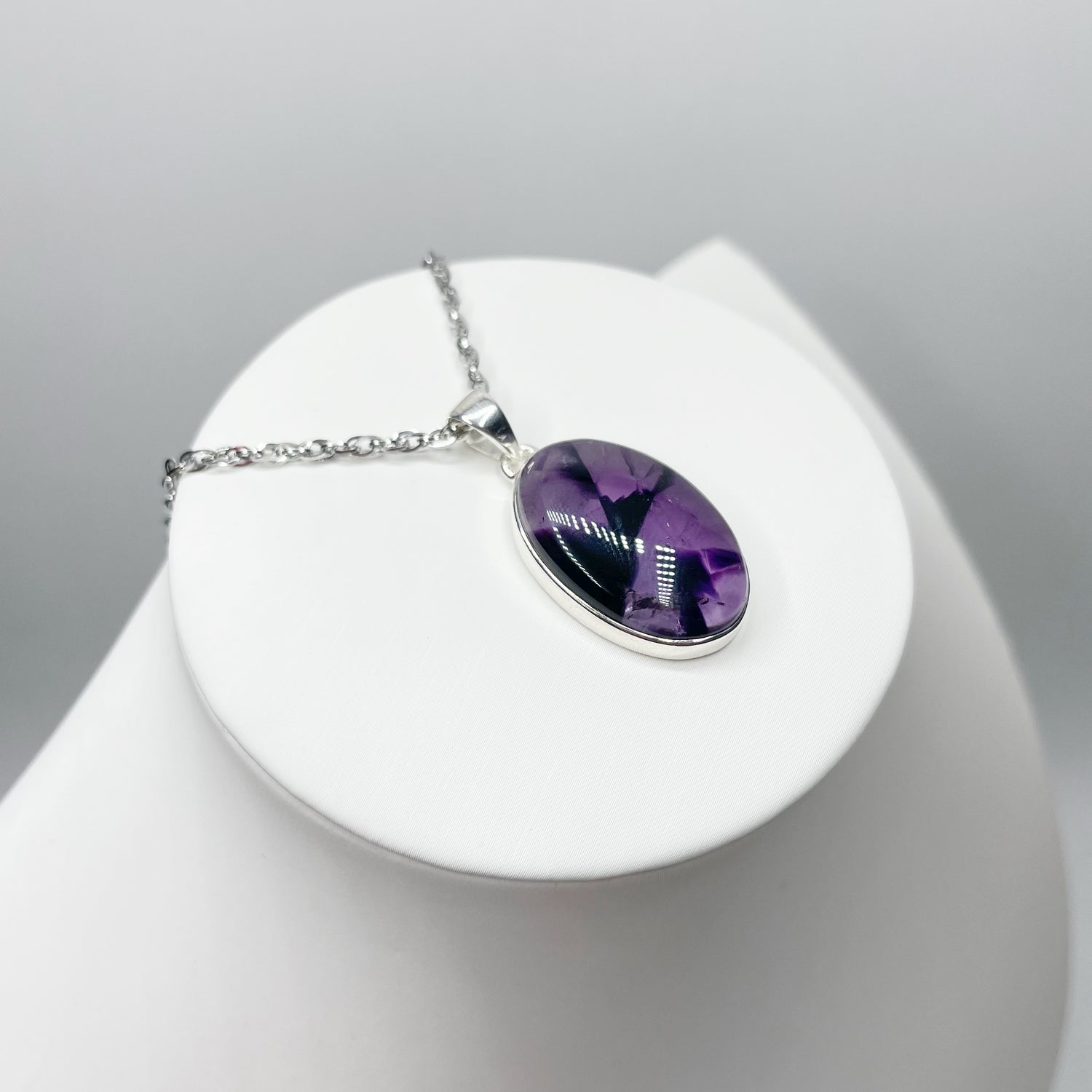 Ciondolo Ametista Phantom - Argento 925