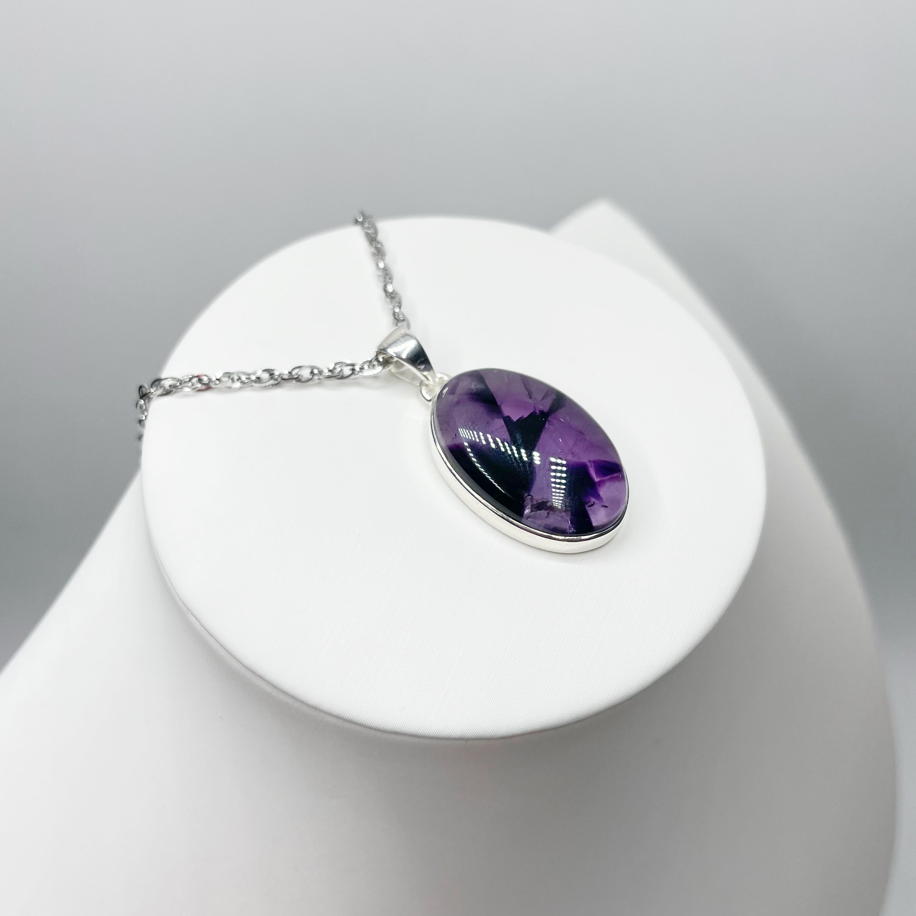 Ciondolo Ametista Phantom - Argento 925