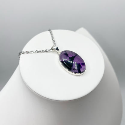 Ciondolo Ametista Phantom - Argento 925
