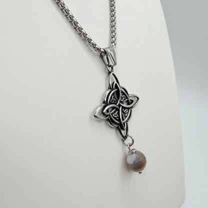 Collana Occhio di Shiva e Nodo della Strega: protezione da malocchio e invidia