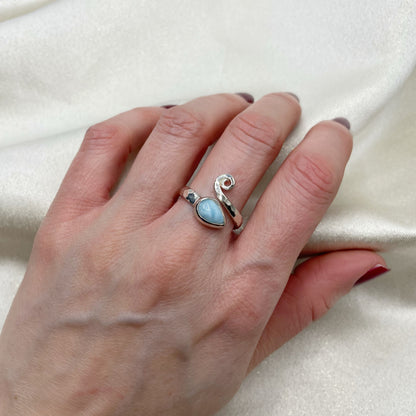 Anello Larimar e Argento 925
