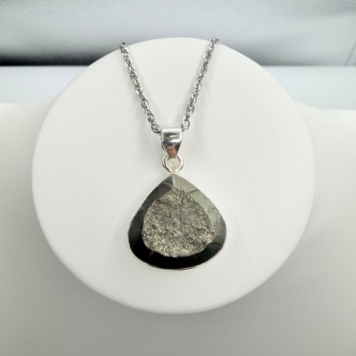 Ciondolo Pirite Grezza - Argento 925