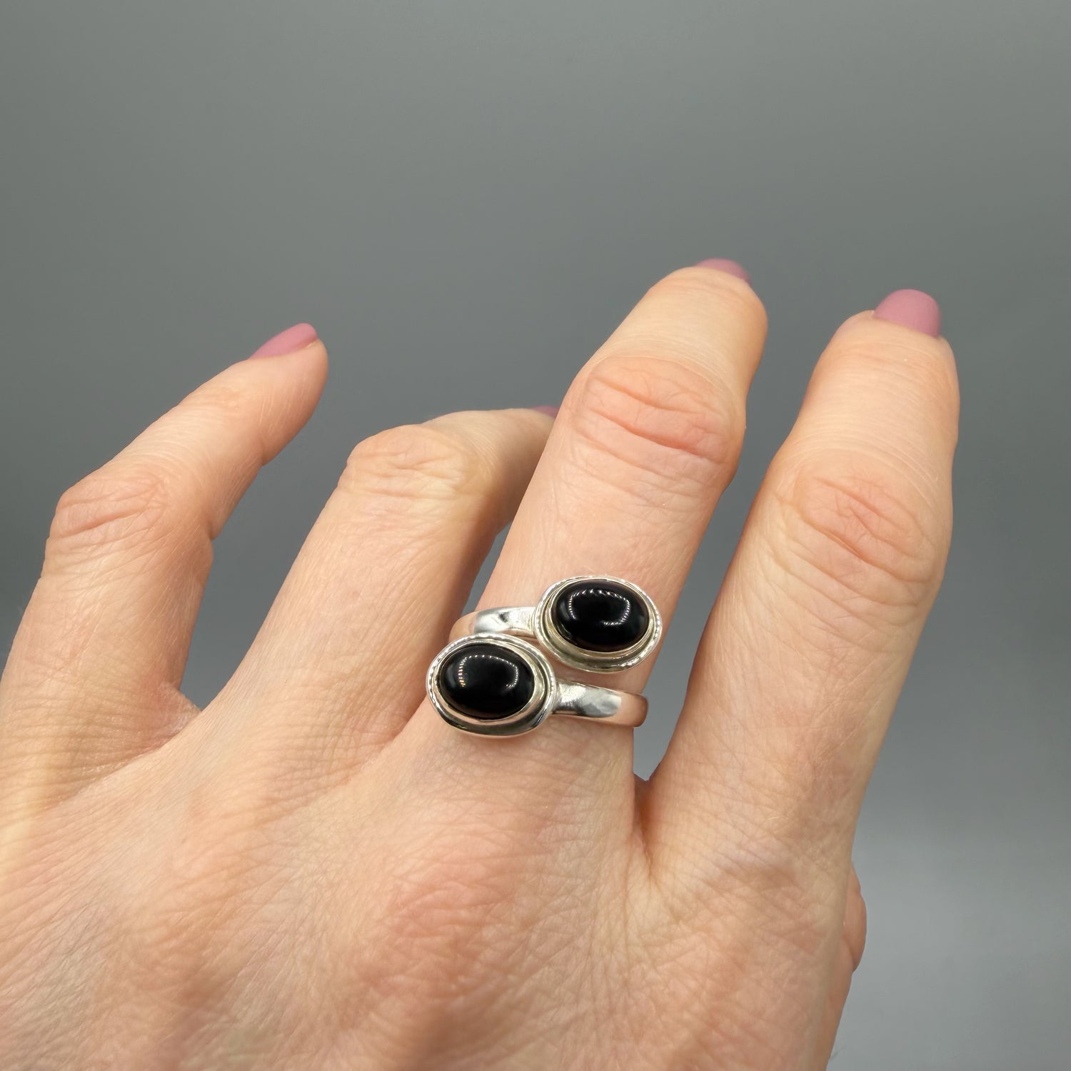 Anello Protettivo - Onice e Argento 925