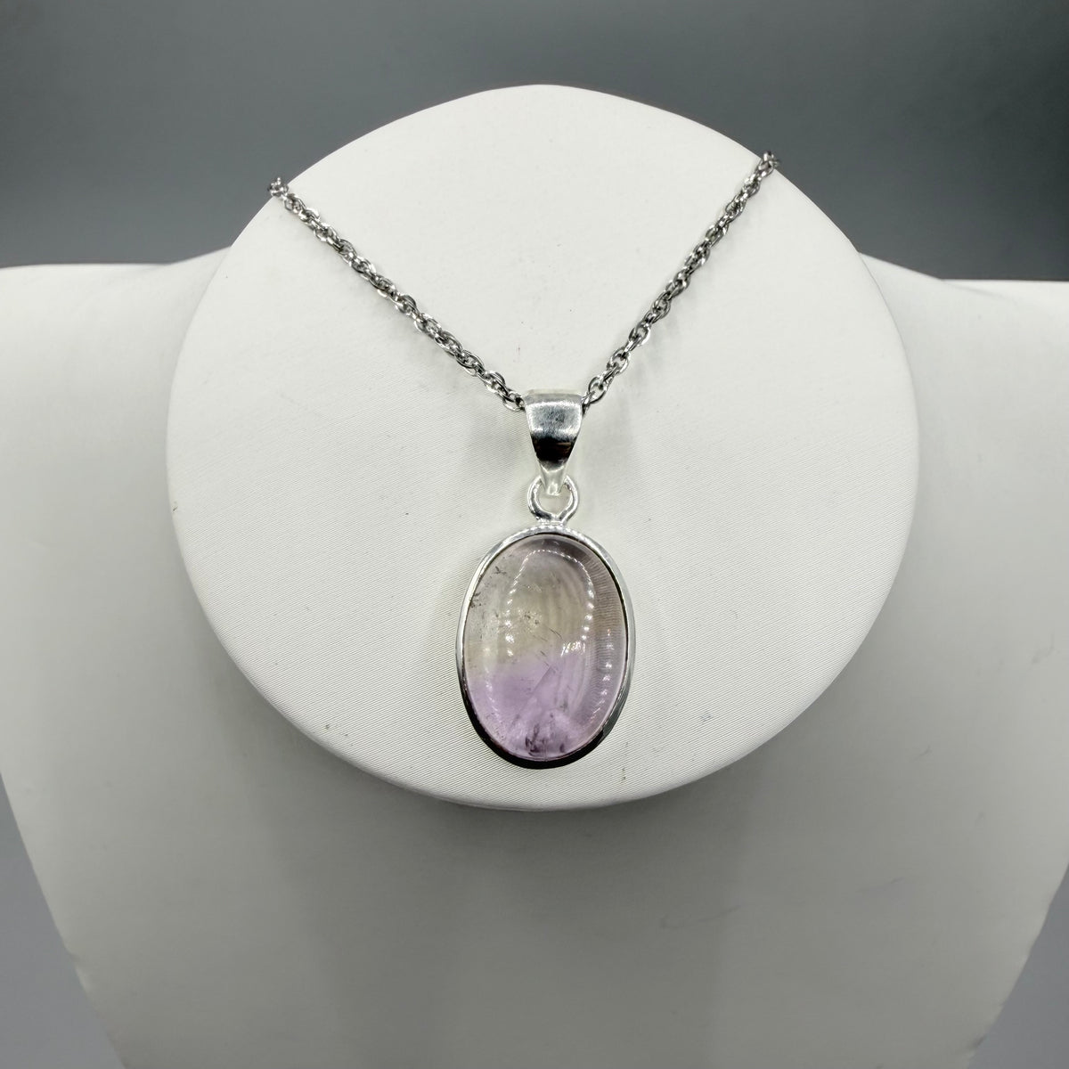 Ciondolo Ametrino e Argento 925 - Ovale