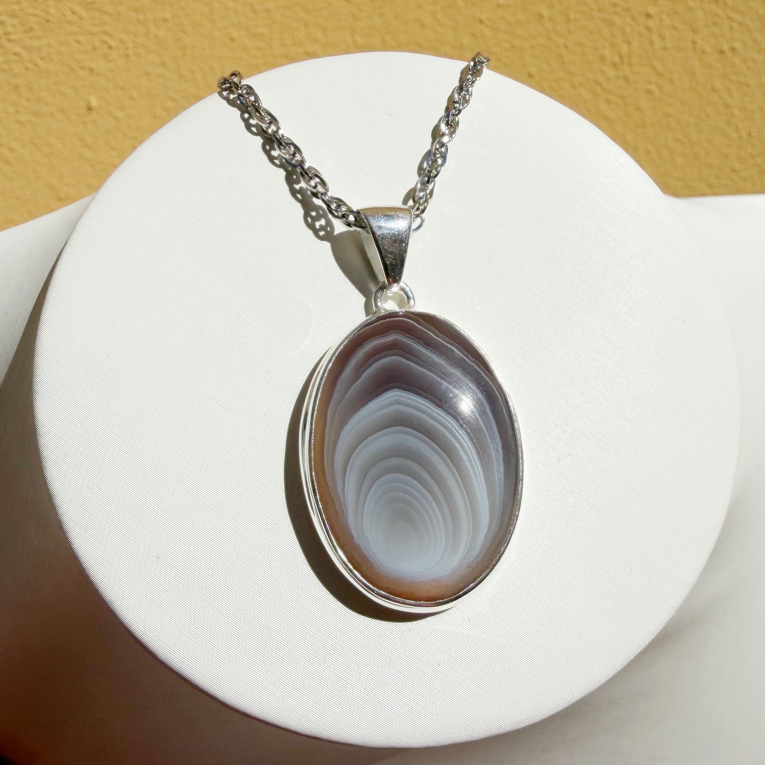 Ciondolo Occhio di Shiva Argento 925 - Ovale