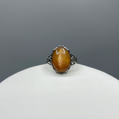 Anello Pietra del Sole e Argento 925