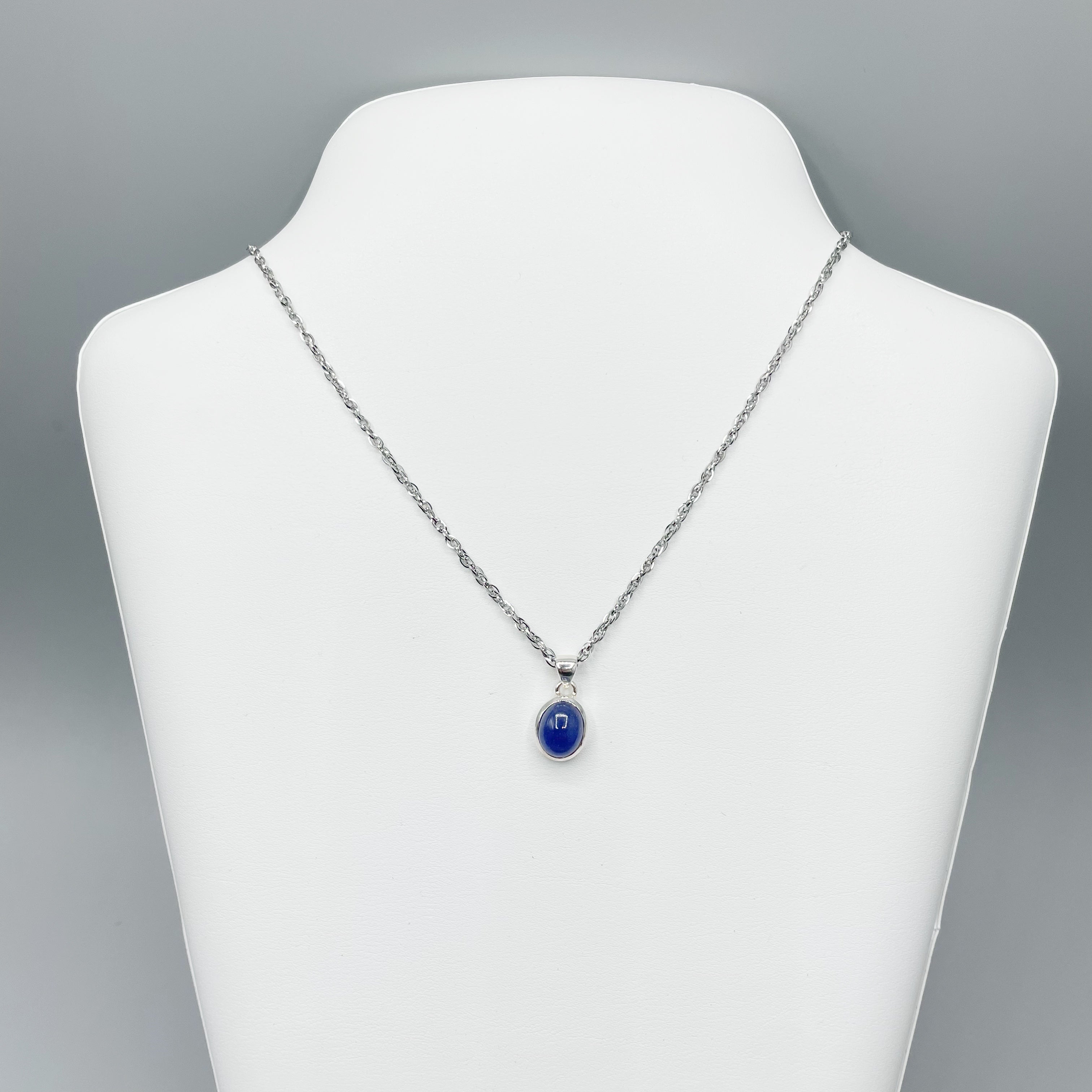 Ciondolo Tanzanite Burattata Liscia - Argento 925