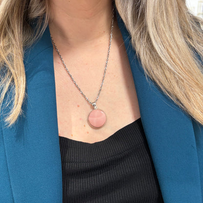 Set Opale Rosa Australiano - Argento 925