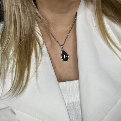 Ciondolo Labradorite Viola - Argento 925