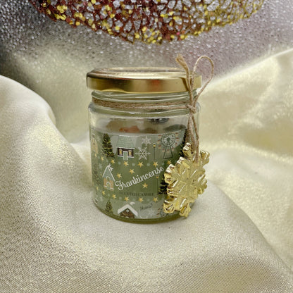 Candela con Cristalli Portafortuna