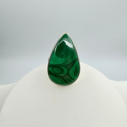 Anello Malachite Argento 925