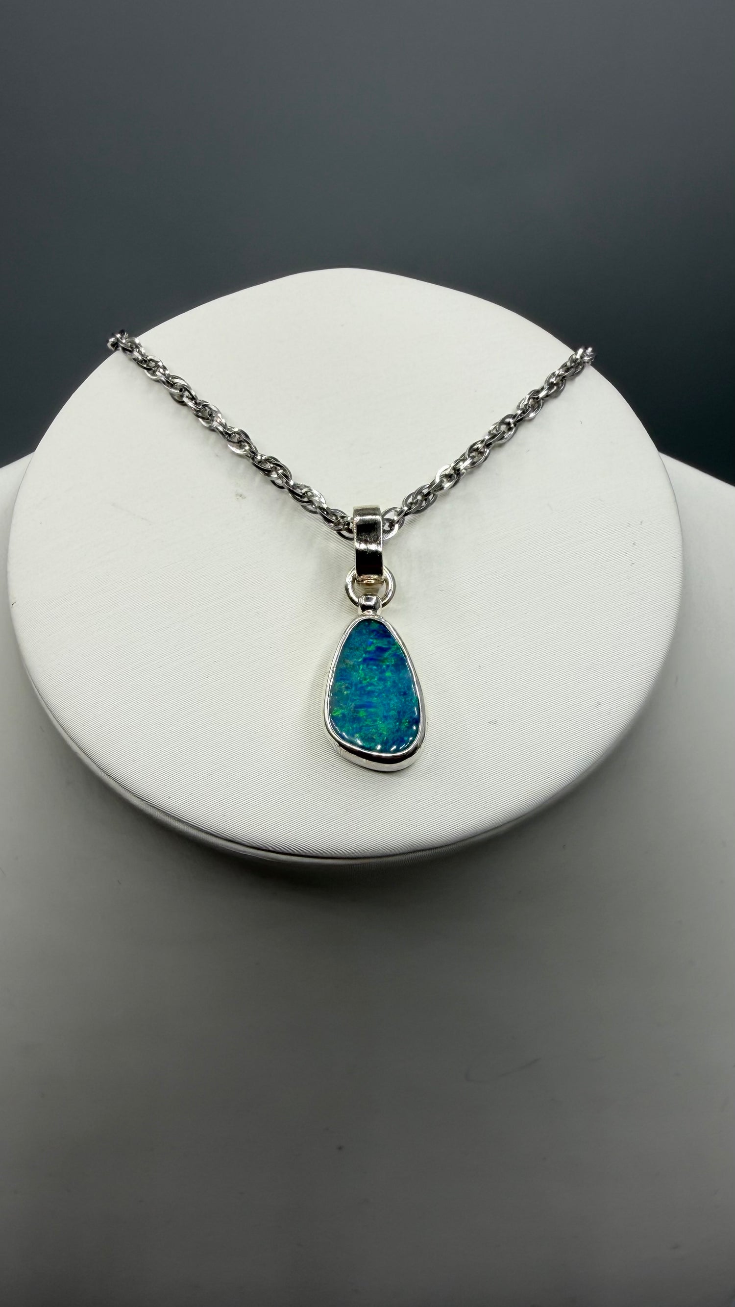Ciondolo Opale Australiano - Argento 925